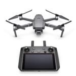 DJI Mavic 2 Pro - Drone Quadcopter UAV with Smart Controller Hasselblad Camera 3-Axis Gimbal HDR 4K Video Adjustable Aperture 20MP 1" CMOS Sensor, up to 48mph, Gray