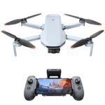Potensic Atom 2 Fly More Combo with RC PTD 1, Drones with Camera for Adults 4K Video, 8K Photo, 10KM Transmission, 96 Mins Flight, 3-Axis Gimbal, AI Track, Vertical Shooting, AI Night Shot, Under 249g