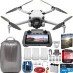 DJI Mini 4 Pro Folding Drone with RC 2 Remote (Screen) Fly More Combo, 4K Video Camera, Under 249g, 3 Battery Bundle with Deco Gear Custom Hard Case + Content Creation Beginner's Guide & Accessories - Image 5