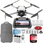 DJI Mini 4 Pro Folding Drone with RC 2 Remote (Screen) Fly More Combo, 4K Video Camera, Under 249g, 3 Battery Bundle with Deco Gear Custom Hard Case + Content Creation Beginner's Guide & Accessories - Image 6