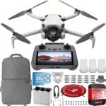 DJI Mini 4 Pro Folding Drone with RC 2 Remote (Screen) Fly More Combo, 4K Video Camera, Under 249g, 3 Battery Bundle with Deco Gear Custom Hard Case + Content Creation Beginner's Guide & Accessories - Image 4