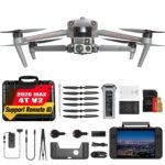 Autel Robotics EVO MAX 4T V2, Visiable/ Zoom/ Thermal/ L-aser 4 Cameras in One, 48MP&1/2" CMOS 8K Camera, 1-160x Super Zoom, 640×512 Thermal Resolution, 16.4–3737 ft L-aser Range, ABX41-D Intelligent Battery In-place Detection, A-Mesh 1.0, 720° No Blind Spot, 42 Min, SkyLink 3.0 for 20KM Transmission