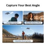 DJI Flip With RC 2 Screen Remote Controller, Follow Me Drone With 4K UHD Camera for Adults, Under 249 g, 3-Axis Gimbal Stabilization, 44000ft/13km Video Transmission, Palm Takeoff, 31-Min Flight Time - Image 5